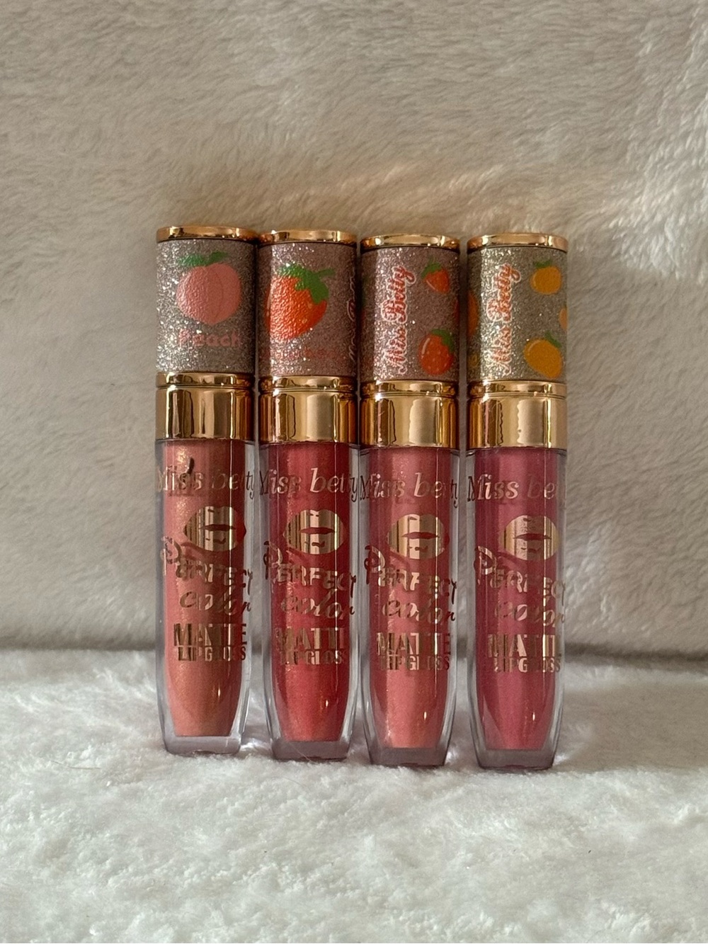 Matte Liquid Lipstick Set - Pink & Peach Shades
